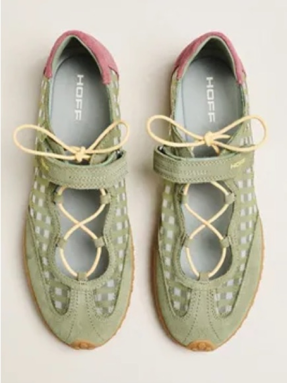 HOFF Bridge Bow Vichy Mary Jane Sneakers NEW Size 6